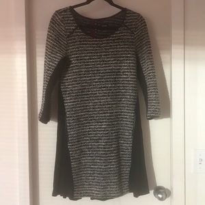 Black and white dress from anthropology